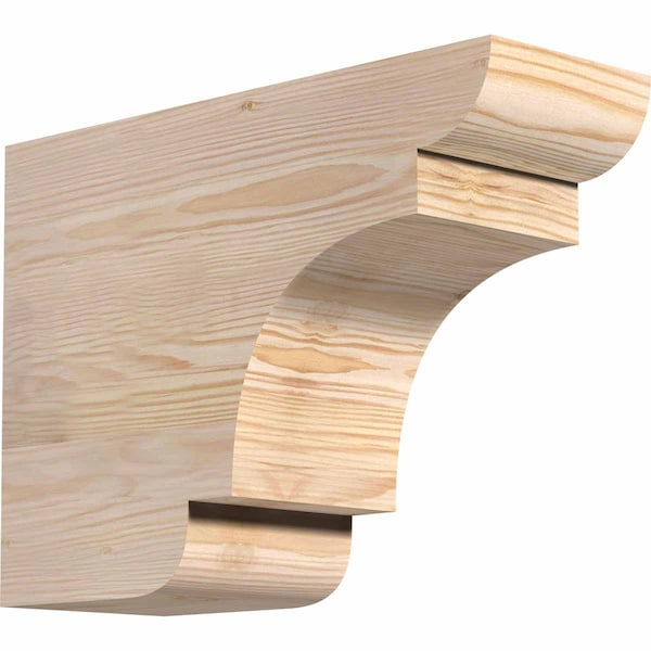 Ekena Millwork New Brighton Smooth Rafter Tail, Douglas Fir, 5 1/2"W x 12"H x 16"L RFT06X12X16NEB00SDF - main